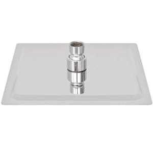 Dešťová sprchová hlavice nerezová ocel 20 x 20 cm čtvercová - obrázek 3