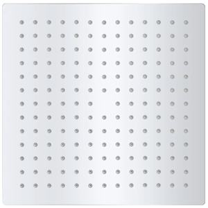 Dešťová sprchová hlavice nerezová ocel 25 x 25 cm čtvercová - obrázek 2