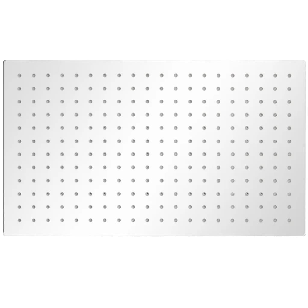 

vidaXL Regendouchekop rechthoekig 30x50 cm roestvrij staal