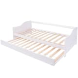 vidaXL Uitklapbaar bed/canapé vurenhout wit 200 x 90 cm