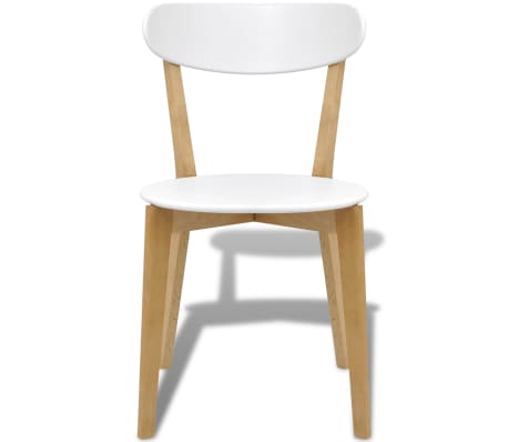 vidaXL Dining Chairs 2 pcs MDF and Birch Wood