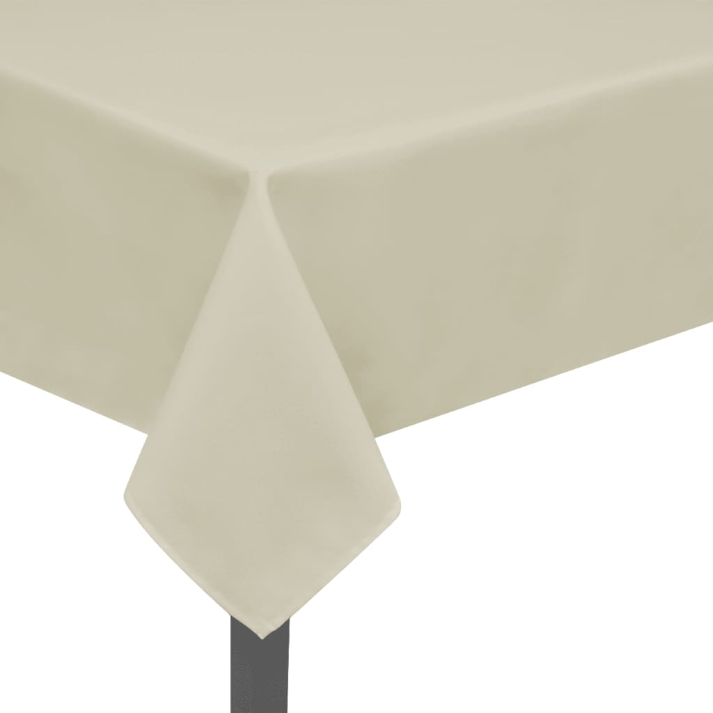 vidaXL Fețe de masă, 170 x 130 cm, crem, 5 buc. 130 imagine model 2022