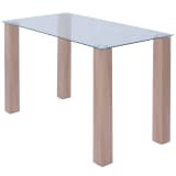 vidaXL Dining Table Glass 120x60x75 cm