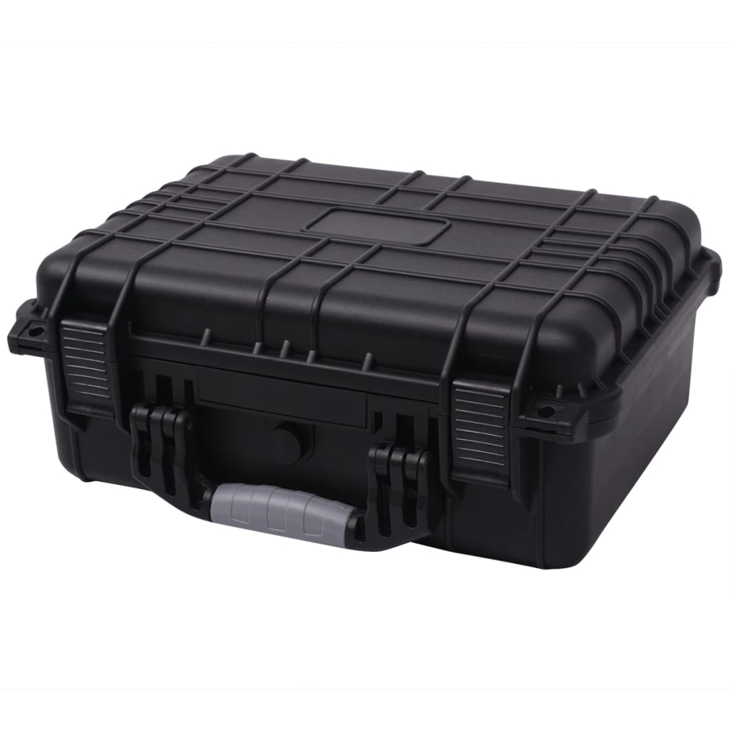 vidaXL Valiză de protecție pentru echipamente 40.6x33x17.4 cm, Negru imagine vidaxl.ro