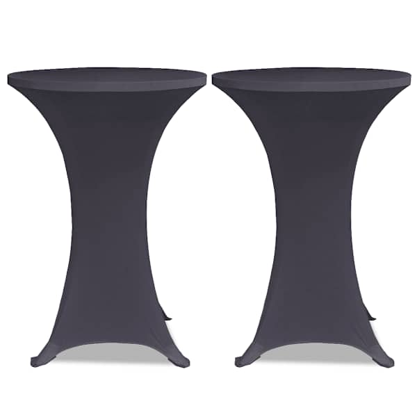vidaXL venivad lauakatted 2 tk 60 cm antratsiit