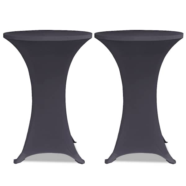 vidaXL venivad lauakatted 2 tk 70 cm antratsiit