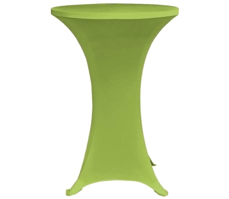 vidaXL galdu pārvalki, 2 gab., 70 cm, zaļi, elastīgi