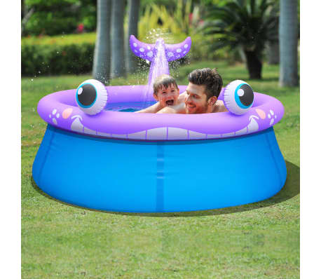 Jilong Kinder Planschbecken Aufblasbar 175x62cm 1143l Spray Pool Schwimmbecken Ebay