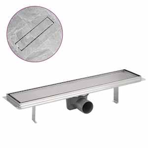 Sprchový odtokový žlab rovný 530x140 mm nerezová ocel - obrázek 2