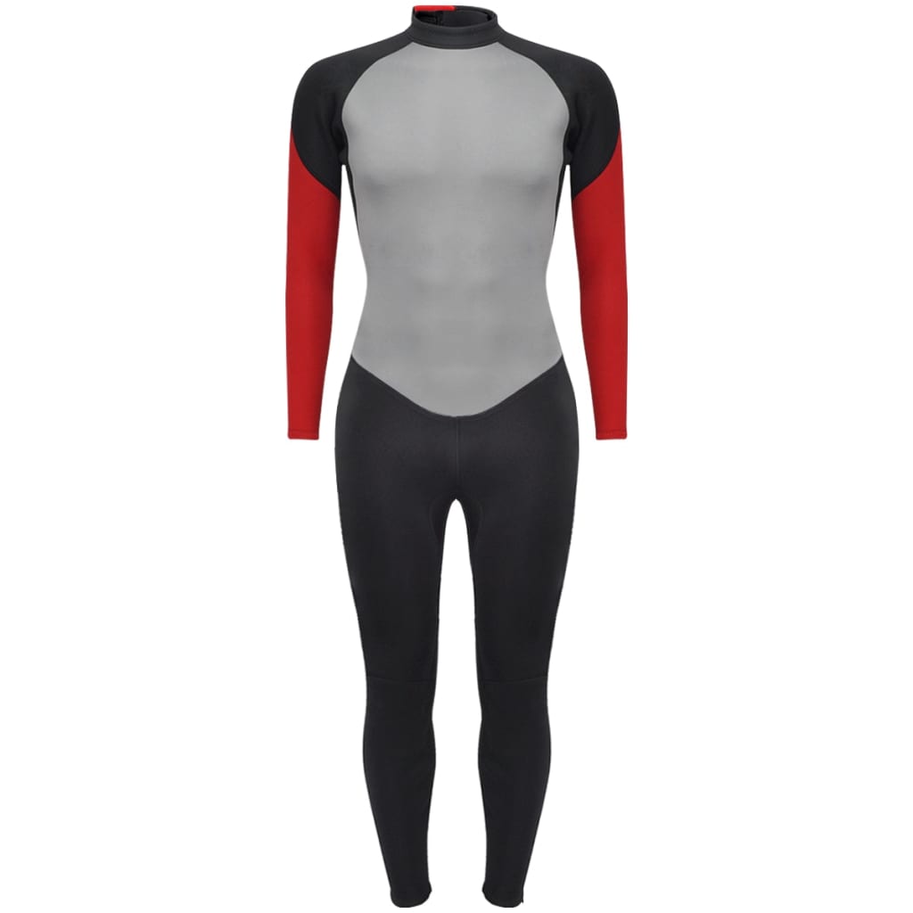 vidaXL Fato de mergulho, corpo inteiro, homem, L 175-180 cm 2,5 mm