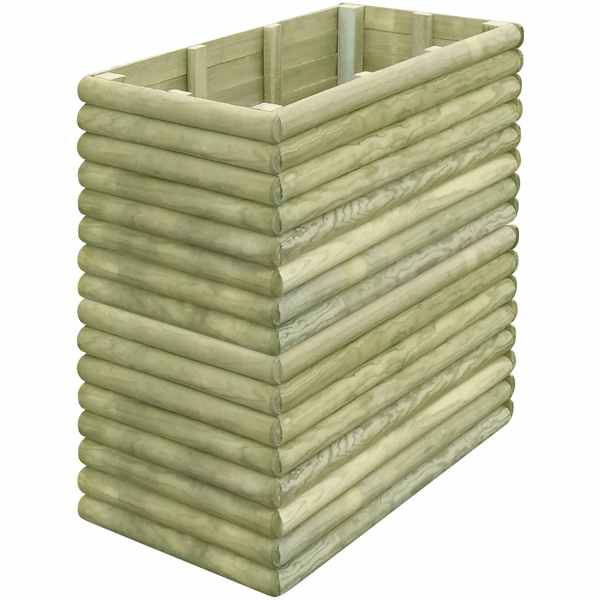 vidaXL aia taimelava 106 x 56 x 96 cm immutatud m&auml;nnipuidust