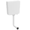 vidaXL WC loputuskast alumise vee sisselaskega 3/6 l valge