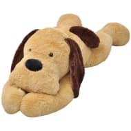 vidaXL Knuffelbeest hond 80 cm pluche