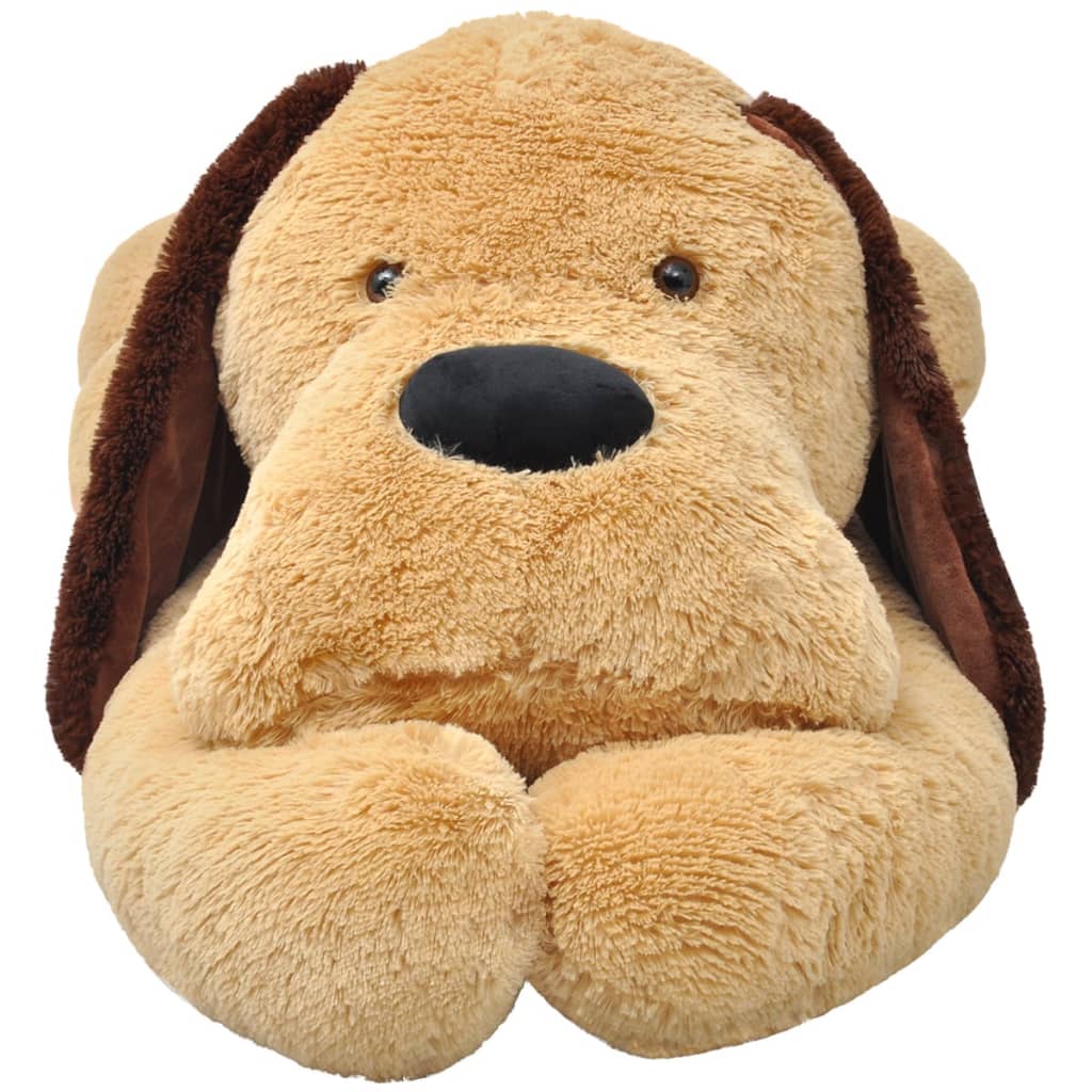 

vidaXL Knuffelbeest hond 160 cm pluche bruin