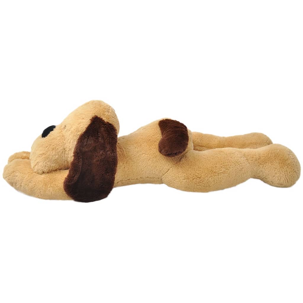 Thumbnail - vidaXL Hund Kuscheltier Plüsch Braun 160 cm