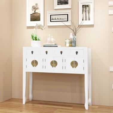Vidaxl Sideboard Chinese Style Solid Wood White Co Uk Vidaxl Sideboard Chinese Style Solid Wood White 1 8
