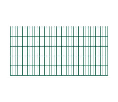 vidaXL Doppelmattenzaun 2008x1030 mm 22 m Grün zum Schnäppchenpreis