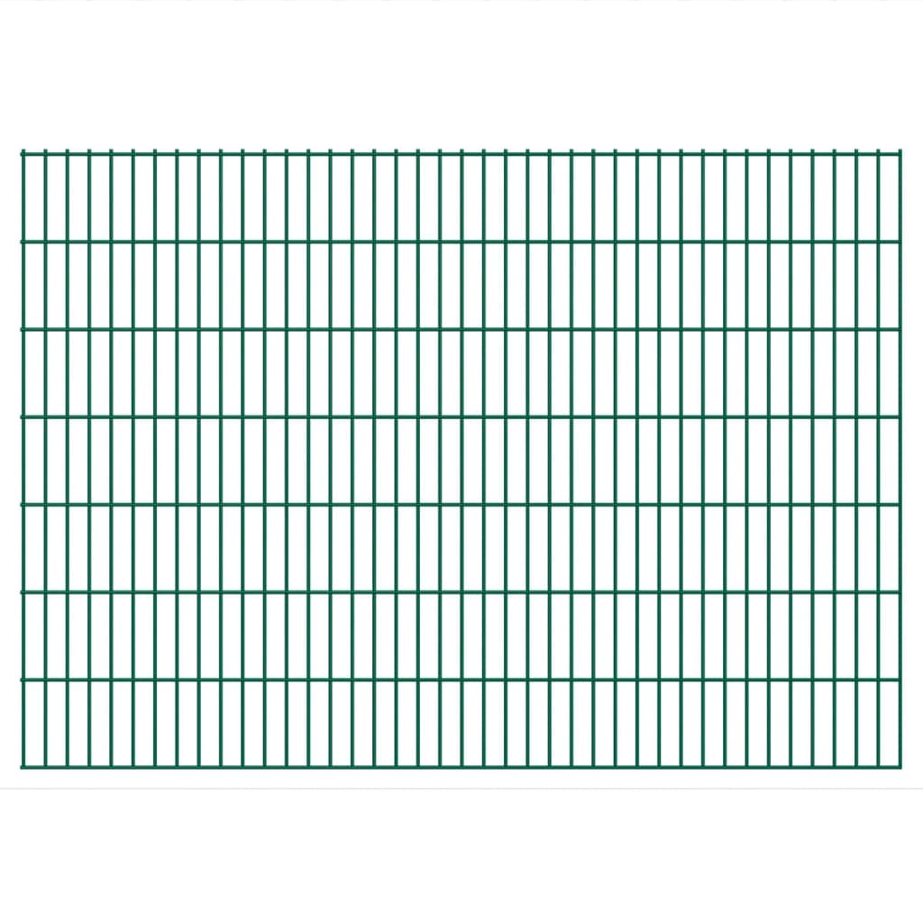 2D Gartenzaun-Elemente 2,008x1,43 m Gesamtlänge 4 m Grün