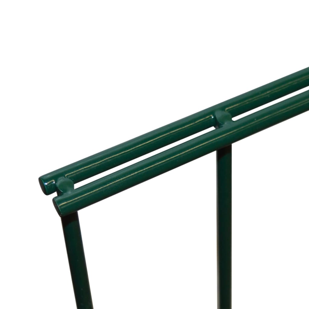 

vidaXL Dubbelstaafmatten 2,008x2,23 m 26 m (totale lengte) groen