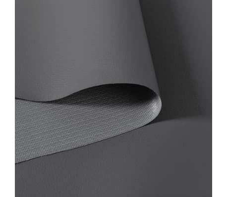 vidaXL Artificial Leather Fabric 1.4x4 m Grey