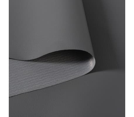 vidaXL Artificial Leather Fabric 1.4x18 m Grey