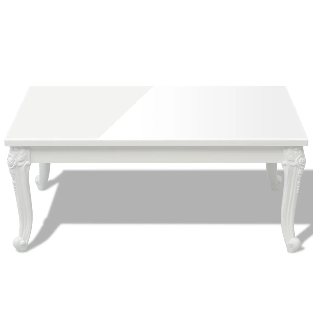 VidaXL - vidaXL Salontafel 100 x 60 x 42 cm hoogglans wit