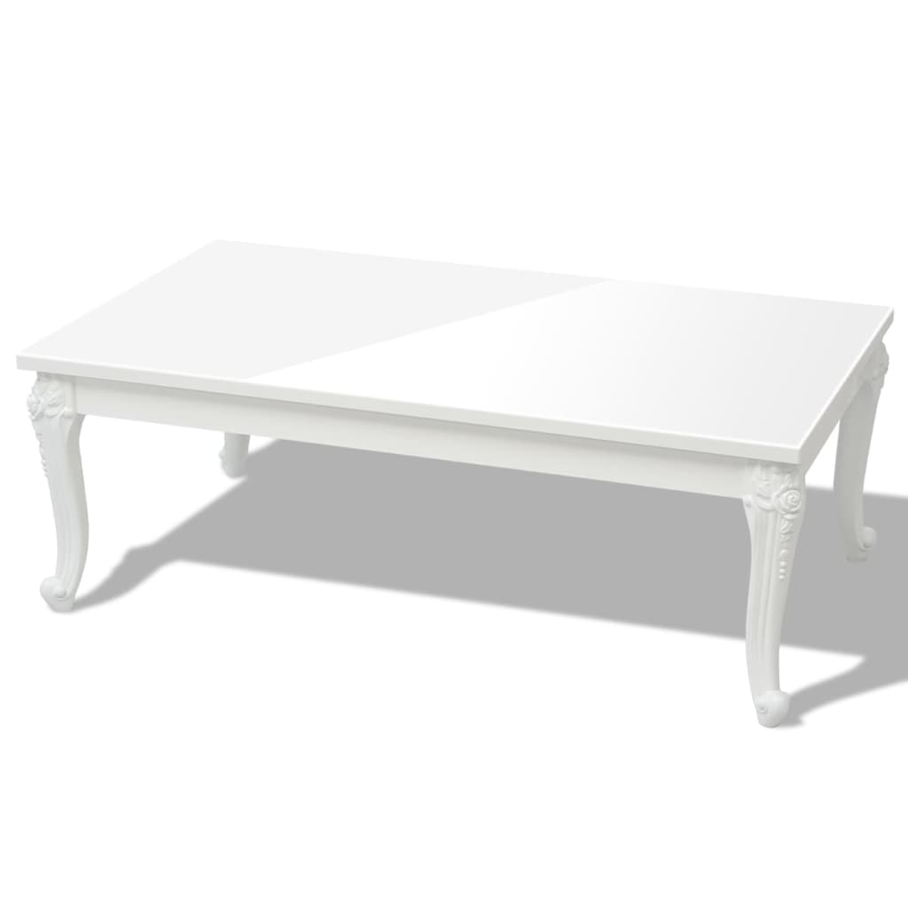Thumbnail - vidaXL Couchtisch 115×65×42 cm Hochglanz Weiß