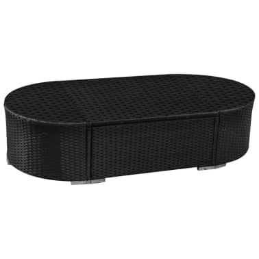 vidaXL Conjunto de sofá de jardim c/ espreguiçadeiras vime vermelho[9/12]