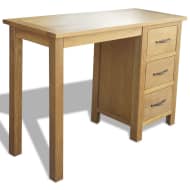 vidaXL Bureau met 3 lades 106x40x75 cm