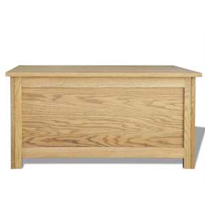 Úložný box 90 x 45 x 45 cm masivní dubové dřevo - obrázek 5