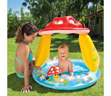 Intex Piscine Pour Bebe En Forme De Champignon Piscine Gonflable Baignoire Ebay