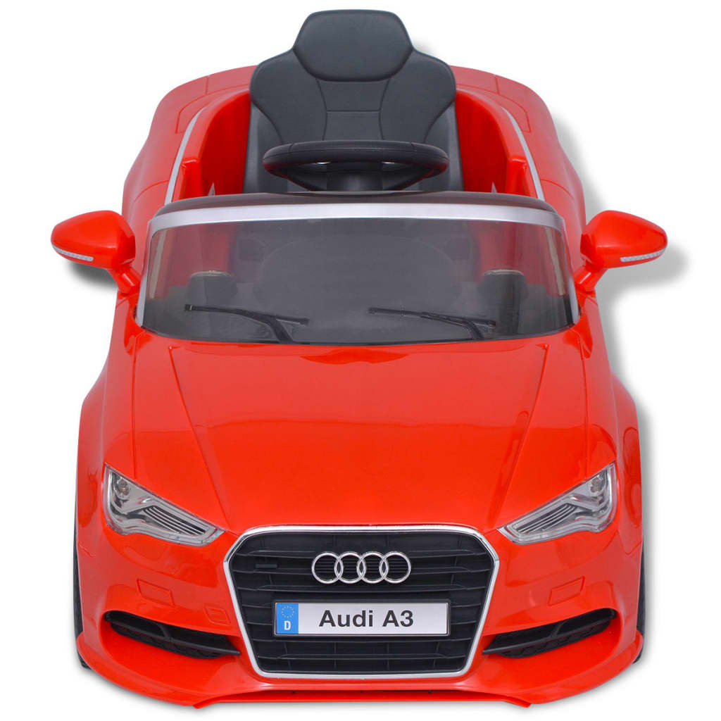Elektromos Audi A3 Red játékautó távirányítóval 