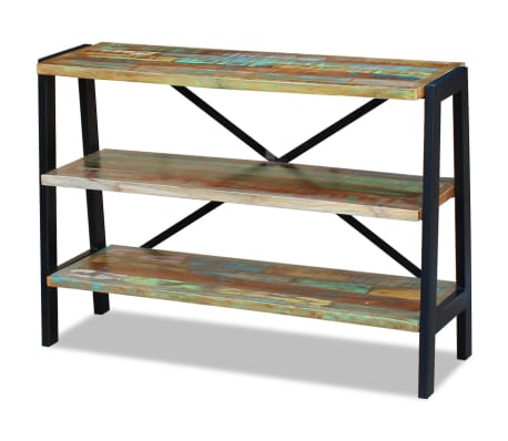vidaXL Credenza con 3 Ripiani in Legno Massello Anticato | vidaXL.it vidaXL Credenza con 3 Ripiani in Legno Massello Anticato | vidaXL.it
