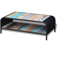 vidaXL Salontafel massief gerecycled