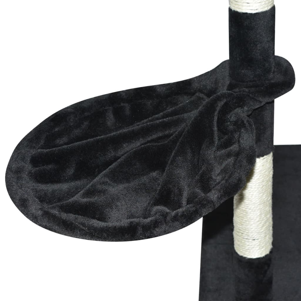 vidaXL Cat Scratching Post 213 cm Black and White