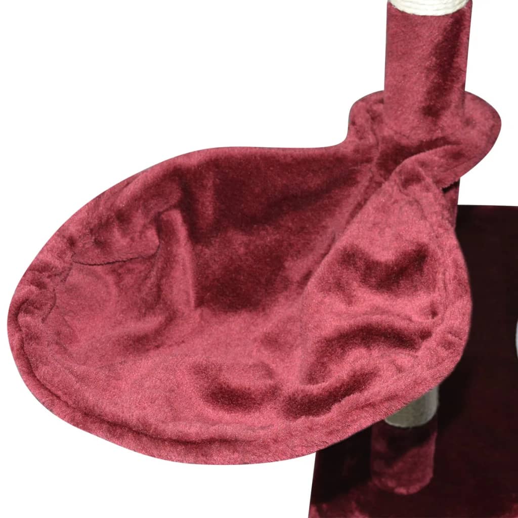 

vidaXL Kattenkrabpaal 213 cm rood en wit