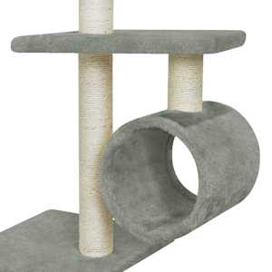 vidaXL Cat Scratching Post 260 cm Grey