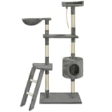 vidaXL Cat Scratching Post 150 cm Grey