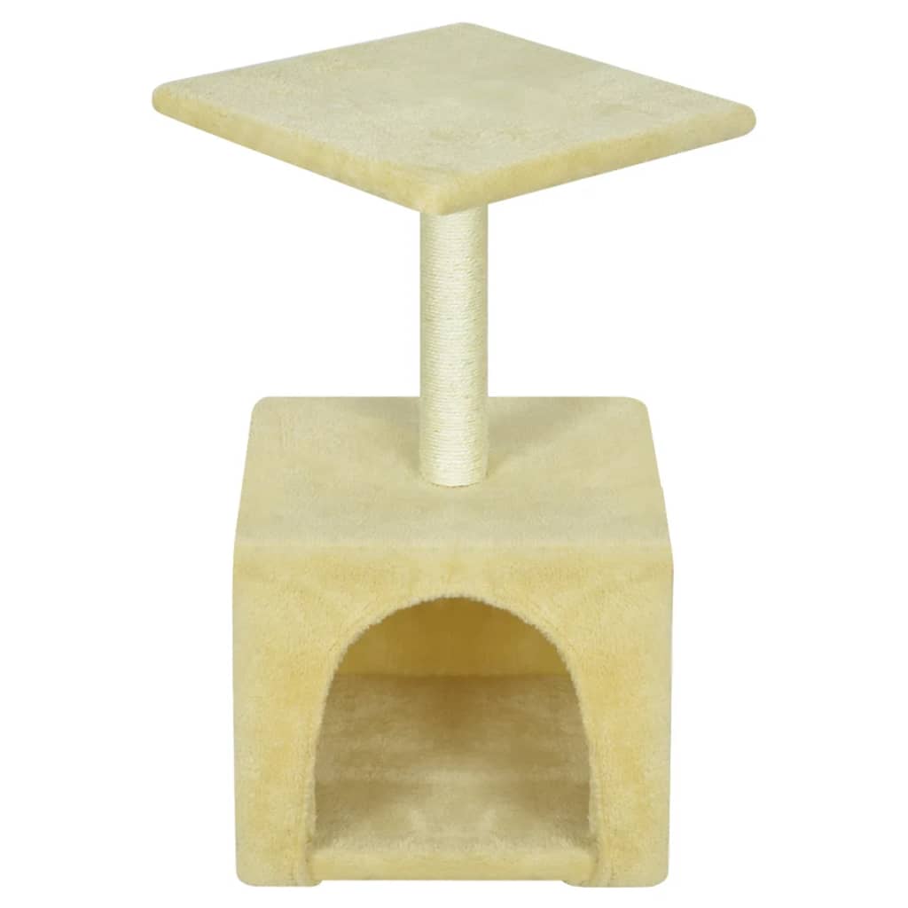 vidaXL Cat Scratching Post 55 cm Yellow