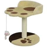 vidaXL Cat Scratching Post 40 cm Yellow and Brown