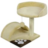vidaXL Cat Scratching Post 40 cm Yellow and Brown