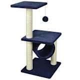 vidaXL Drapak dla kota 65 cm granatowy