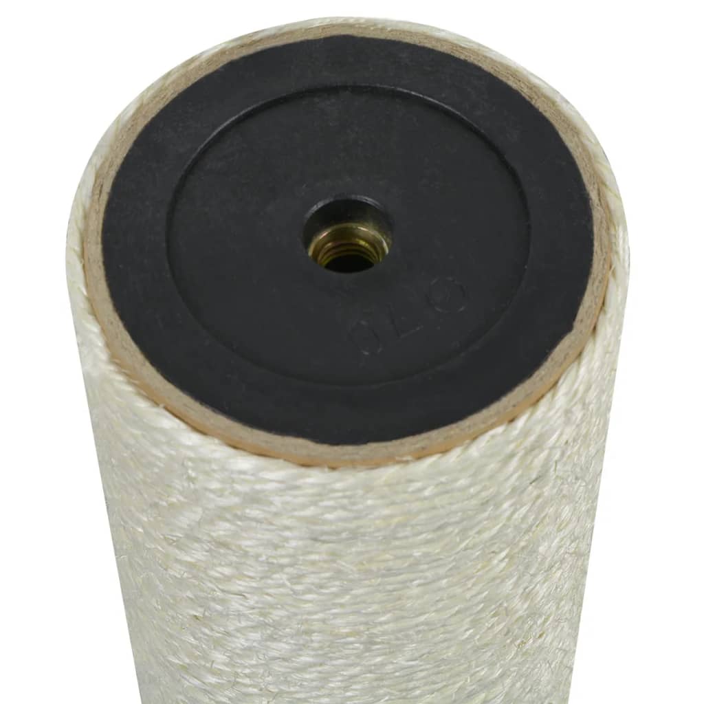 vidaXL Cat Scratching Post 8x30 cm 10 mm Beige