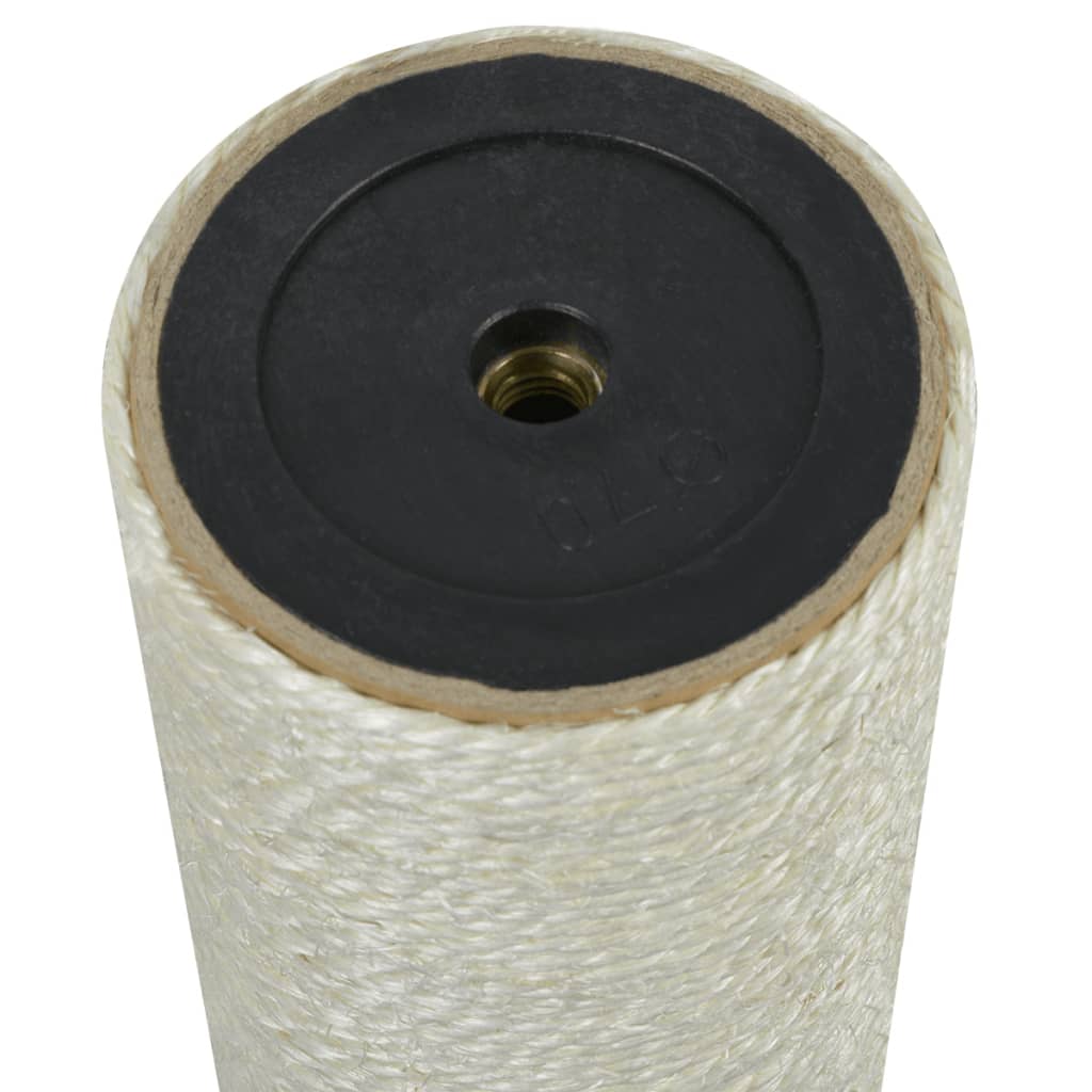 vidaXL Cat Scratching Post 8x55 cm 10 mm Beige