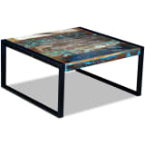 vidaXL Coffee Table Solid Reclaimed Wood 31.5"x31.5"x15.7"