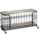 vidaXL TV Cabinet Solid Mango Wood 39.4"x15.7"x17.7"