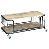 vidaXL Măsuță de cafea din lemn solid de mango 100x50x35 cm