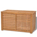vidaXL Klesvaskkiste Massiv Valnøttstre 77,5x37,5x46,5 cm