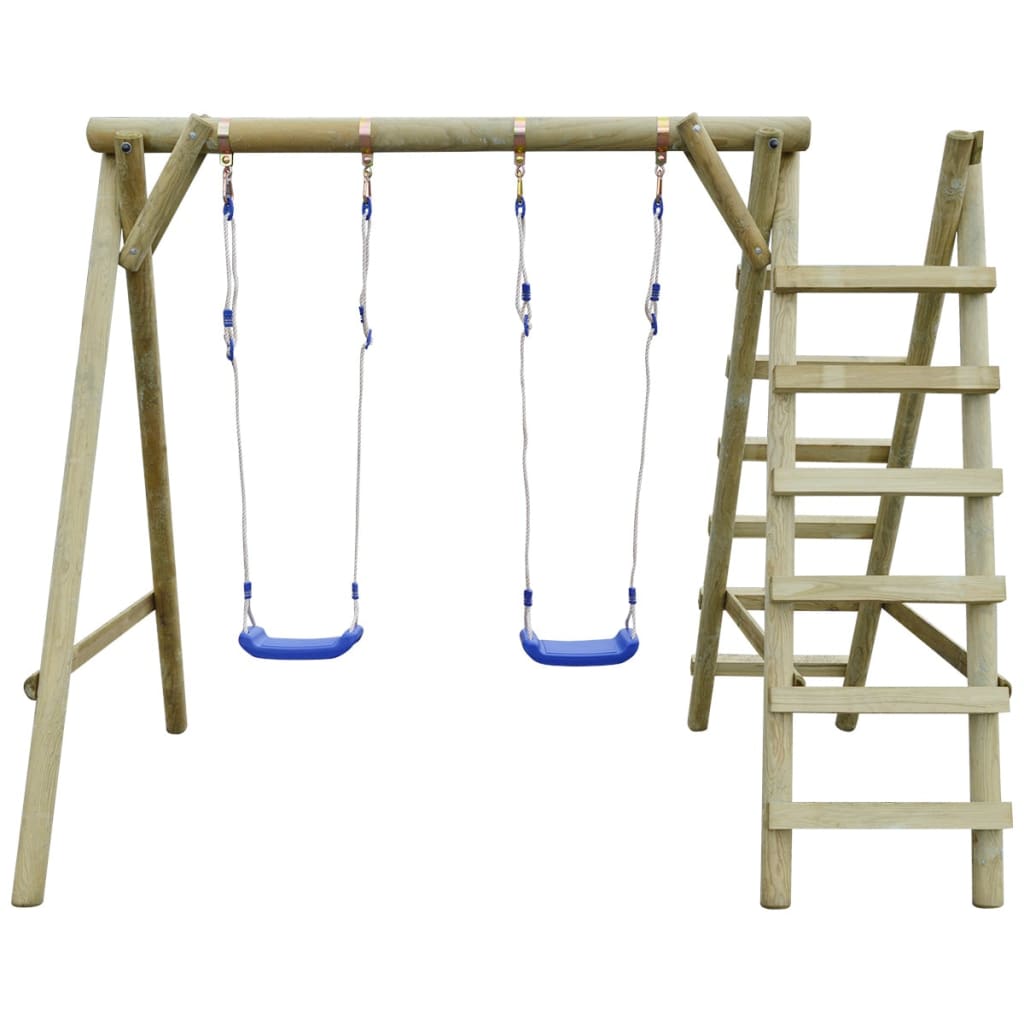 vidaXL Schommelset met ladders 268x154x210 cm FSC grenenhout