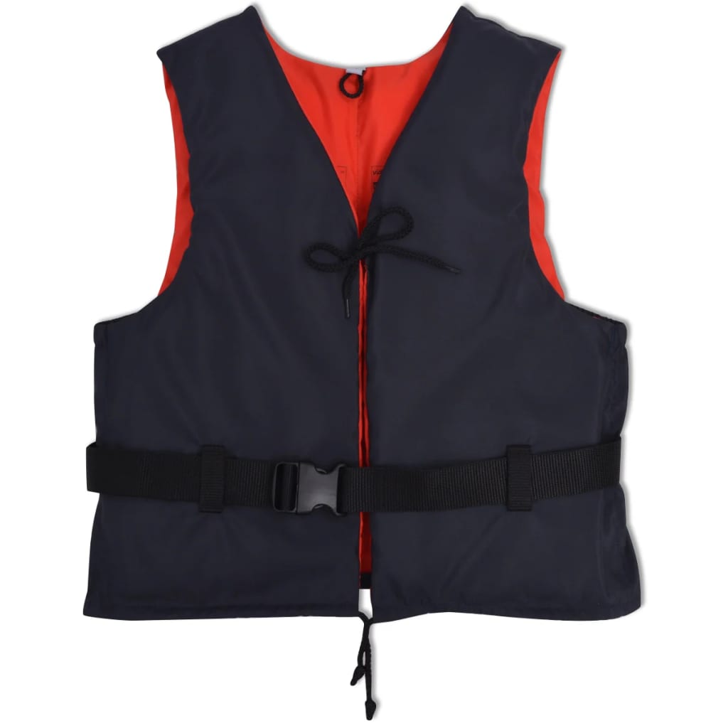 7: vidaXL flydevest 50 N 70-90 kg marineblå